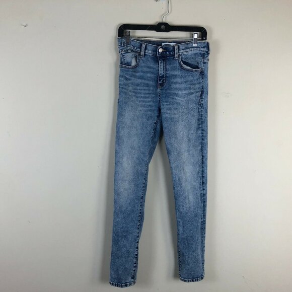 Old Navy 16 Karate Jeans Straight Leg Light Wash Denim Flex Max Youth Boy - Picture 3 of 7
